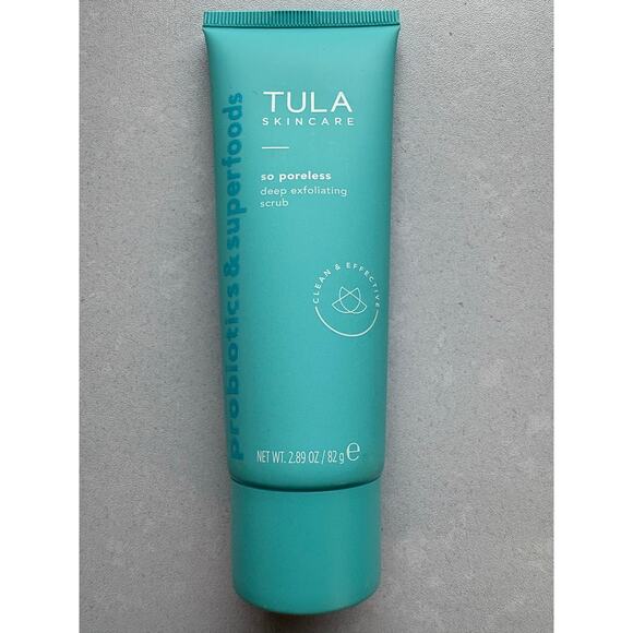 TULA Skincare So Poreless Deep Exfoliating Scrub Face Wash 2.89oz. Full Sized - Picture 7 of 8
